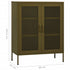 Lady Jillian -  Storage Cabinet Olive Green 80x35x101,5 cm Steel - Model 4